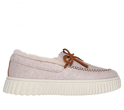 Skechers Women's Cozy Ojai Moccasin Slipper Natural - 169028-NAT