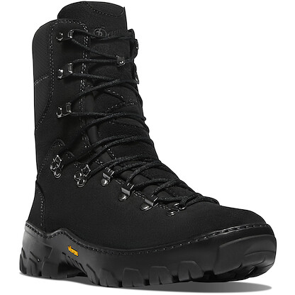 DANNER WORK Men's 8" Wildland Tactical Firefighter Soft Toe EH Work Boot Black Nubuck - 18050