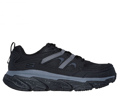 SKECHERS WORK Men's Work D'Lux Journey Carbon Nano Toe Work Shoe Black/Grey - 200269-BKGY