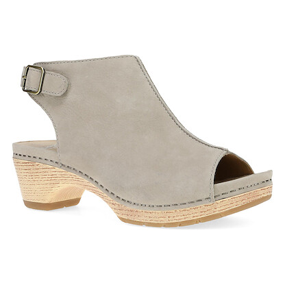 Dansko Women's Lizzy Pull Up Taupe Milled Nubuck Leather - 2220151400