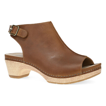 Dansko Women's Lizzy Pull Up Tan Oiled Leather - 2220641400