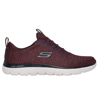 Skechers Men's Summits - Sorenz Athletic Shoe Burgundy/Black - 232697-BUBK