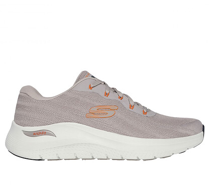 Skechers Men's Arch Fit 2.0 - Road Wave Sneaker Taupe/Orange - 232701-TPOR