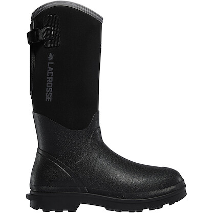 LACROSSE WORK Men's 14" Alpha Range Composite Toe EH Waterproof Neoprene Work Boot Black - 248311