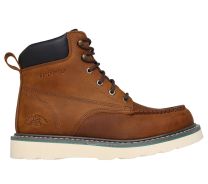 SKECHERS WORK x John Deere Men's Kadmiel Soft Toe Waterproof Work Boot Brown - 256131-CDB