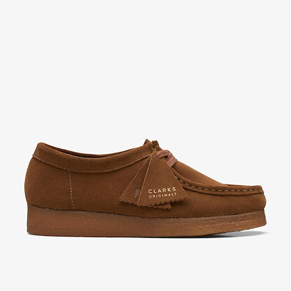 Clarks Women's Wallabee Cola Suede - 26168668