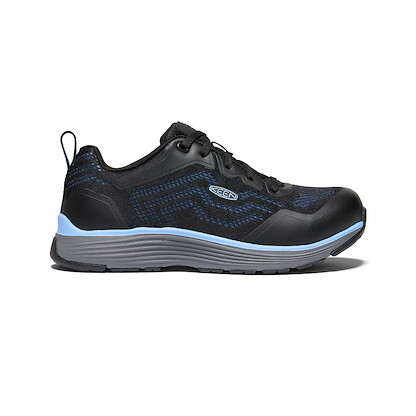 KEEN Utility Women's Sparta 2 Aluminum Toe EH Work Shoe Airy Blue/Black - 1025571