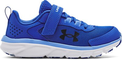 Under Armour Boys' Pre-School UA Assert 9 Alternate Closure Running Shoes Versa Blue/Carolina Blue/Black - 3024635-401