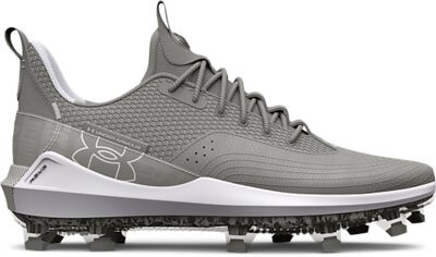 Under Armour Men's Harper 7 Low ST Baseball Cleats Gray/Gray/White - 3025585-102
