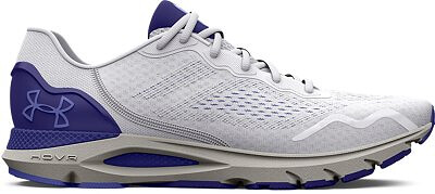 Under Armour Women's UA HOVR Sonic 6 Running Shoes White/Sonar Blue/Baja Blue - 3026128-102