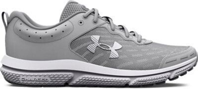 Under Armour Men's UA Charged Assert 10 Wide (4E) Running Shoes Mod Gray/Mod Gray/White - 3026176-100