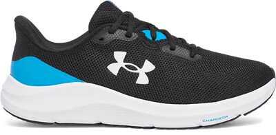 Under Armour Men's UA Charged Pursuit 4 Black/Electric Blue/White - 3028254-003