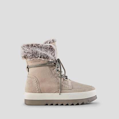 Cougar Women's Vanetta Suede Waterproof Winter Boot Mushroom - VANETTA-MUSHROOM