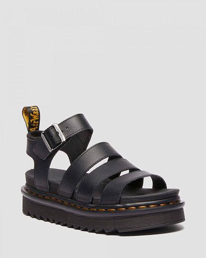 Dr Martens Women's Blaire Sandal Black Athena Leather - 31520001