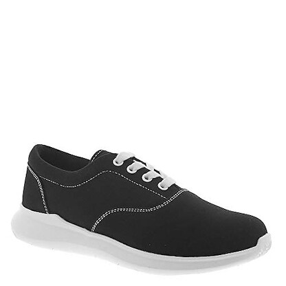 Propet Women's Flicker Sneaker Black Canvas - WAA192CBLK