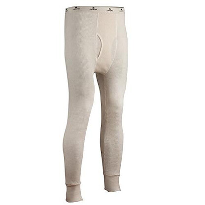 Indera Men's Cotton Waffle Knit Heavyweight Thermal Underwear Pant