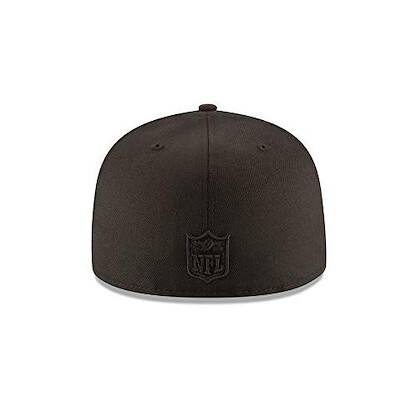 NFL Men's Black On Black 59Fifty Fitted Cap