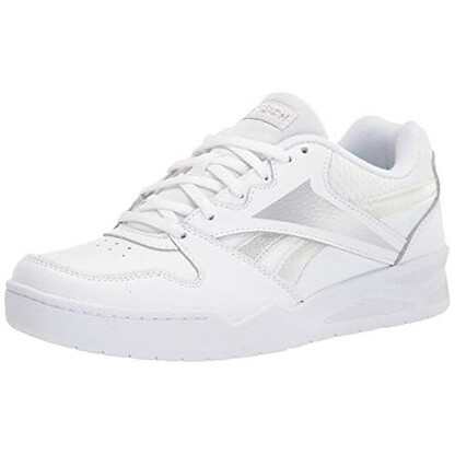 Reebok Women's Royal BB4500 Low 2 Sneaker White/Silver Metallic/White - FW7158