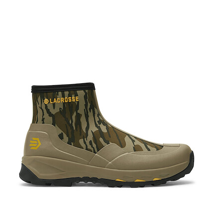 LaCrosse Men's 6" AlphaTerra Waterproof Zip-Up Hunting Boot Mossy Oak Bottomland - 351301