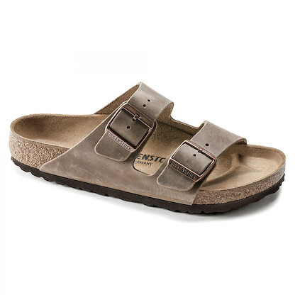 BIRKENSTOCK Unisex Arizona Tobacco Brown Oiled Leather (regular width) - 0352201