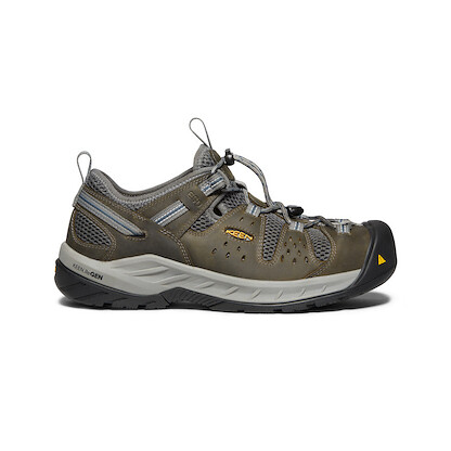 KEEN Utility Men's Atlanta Cool II ESD Steel Toe Work Shoe Gargoyle/Midnight - 1023217