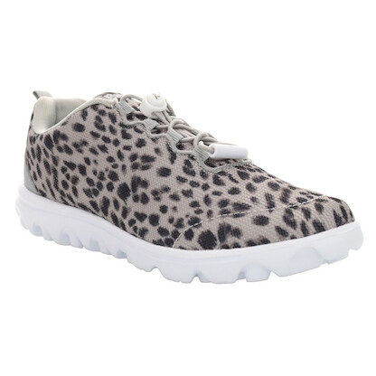 Propet Women's TravelActiv Safari Sneaker Grey Cheetah - WAT102MGCT