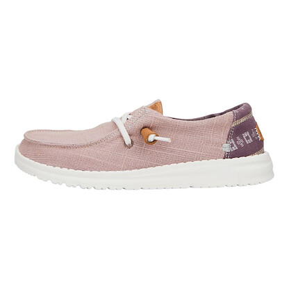HEY DUDE Shoes Women's Wendy Slub Baja Stripe Lavender - 40731-530