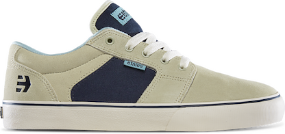 Etnies Barge LS Low Top Skate Shoe Tan/Navy - 4101000351-264
