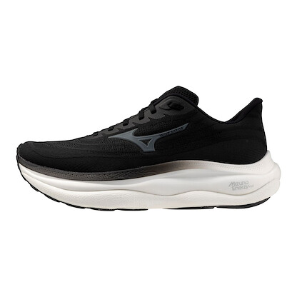 Mizuno Men's Wave Sky 9 Running Shoe  Black-Metallic Grey - 411533.90MG