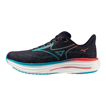 Mizuno Men's WAVE RIDER 29 Running Shoe Odyssey Grey-Capri Breeze - 411538.9WCZ