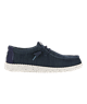 HEYDUDE Men's Wally Stretch Sox Easy-on Shoe Navy Blazer - 41898-4UC