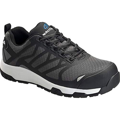 Nautilus Men's Velocity Composite Toe Slip Resistant ESD Work Shoe Grey - N2427