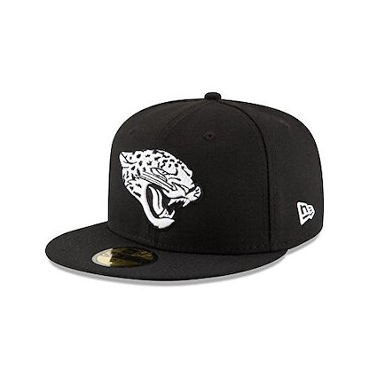New Era Adult Men NFL Black with White 59FIFTY