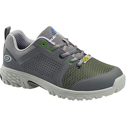 Nautilus Safety Footwear Men's Zephyr Alloy Toe ESD Slip Resistant Work Shoe Grey/Green - N1311