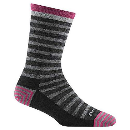 Darn Tough Women's Morgan Crew Lightweight Lifestyle Sock Charcoal - 6039-CHARCOAL