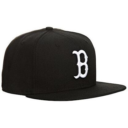 New Era MLB Black with White 59FIFTY Fitted Cap