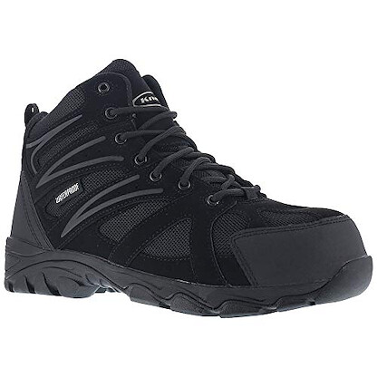 Knapp Men's Ground Patrol Composite Toe Waterproof Work Boot Black - K5400