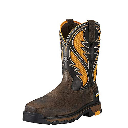 ARIAT WORK Men's 11" Intrepid VentTEK Composite Toe Work Boot Cocoa Brown - 10020072