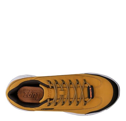 Lugz Men's Express Composite Toe Work Construction Shoe, Golden Wheat/White/Bark/Gum, 7.0 Medium US
