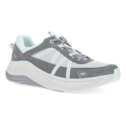 Dansko Women's Poppy Walking Shoe Frost Grey Suede - 4209242439