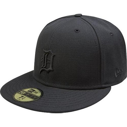 New Era Detroit Tigers Black On Black 59fifty