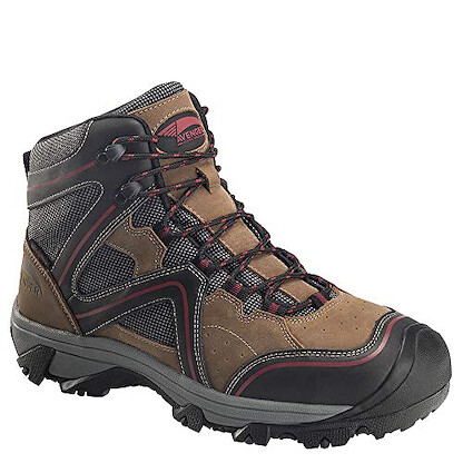 Avenger Men's 6" Crosscut Steel Toe EH Waterproof Work Boots Brown - A7711