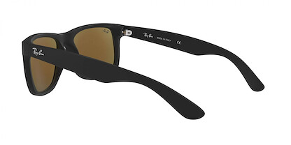 RAYB JUSTIN RUBBER B - 0RB4165-622/55 51 - RUBBER BLACK - ONE SIZE