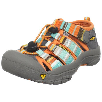 KEEN Unisex Little Kids' Newport H2 Sandal Raya Persimmon - 8212-RYPS