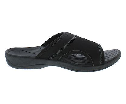 Powerstep ArchWear, Men's Slide Sandal with Arch Support, Plantar Fasciitis Pain Relief, Lightweight Orthotic Sandal