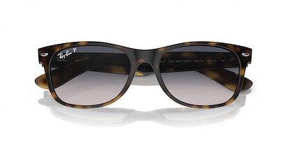 Ray-Ban RB4260D Sunglasses, Rubber Havana/Blue Gradient Polarized, 55 mm