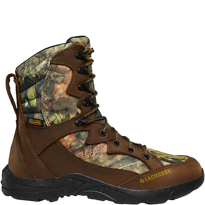 LaCrosse Men's 8" Clear Shot Waterproof Hunting Boot Mossy Oak Break-Up Camo Print - 542160