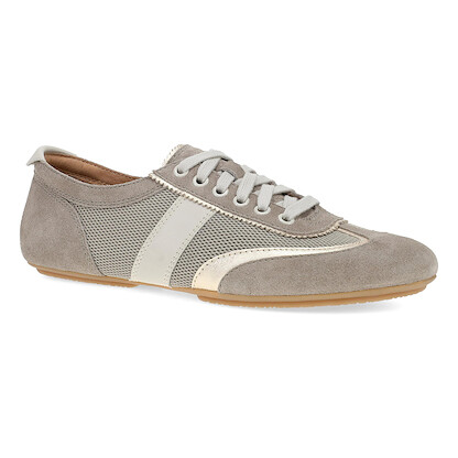 Dansko Women's Milana Flat Taupe/Gold Suede - 5707150300