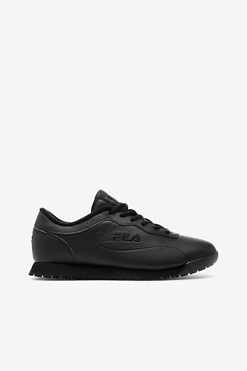 FILA WORK Women's Memory Viable Soft Toe Slip Resistant Work Shoe Black/Black/Black - 5SL15000-001