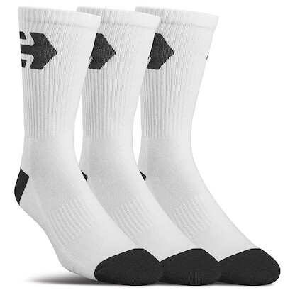 Etnies Men's Direct 2 Socks White (3 pairs) - 4140001317-100
